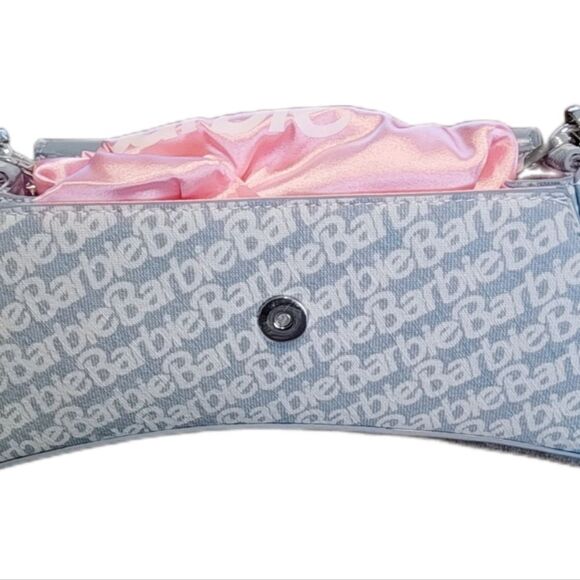 NWT~ALDO X BARBIE VOGUE Blue & Rhinestones Limited Edition Shoulder Bag Purse - Picture 12 of 15